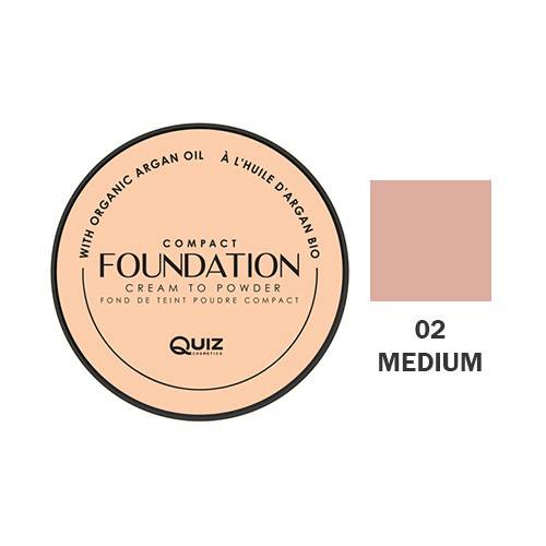 QUIZ – Foundation Compacta Cream to Powder 10gr 02
